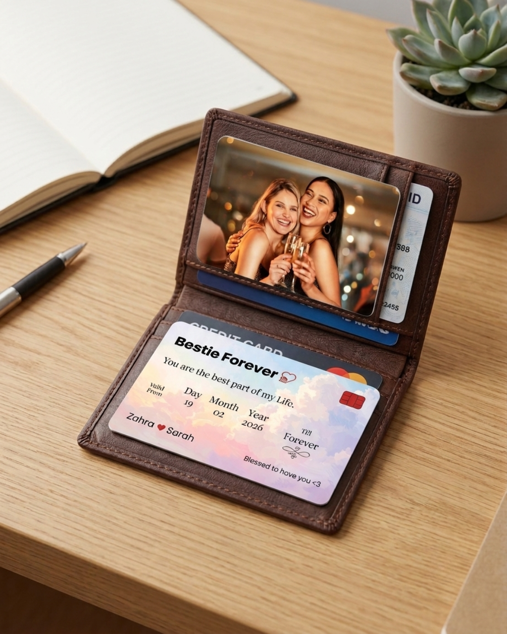 Bestie Forever Wallet Card – Gift for Best Friend