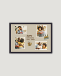 Beige Sticker Collage – Father's Day Frame