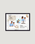 Minimal Scrapbook Notes – Father's Day Frame