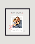 Red Heart Polaroid – Father's Day Photo Frame