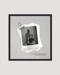 Grid Clip B&W – Father's Day Photo Frame
