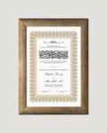 Royal Gold Nikkah Certificate | NC5