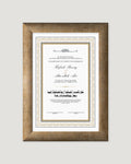 Pearl Nikkah Certificate NC4 — personalised Nikah Nama Pakistan