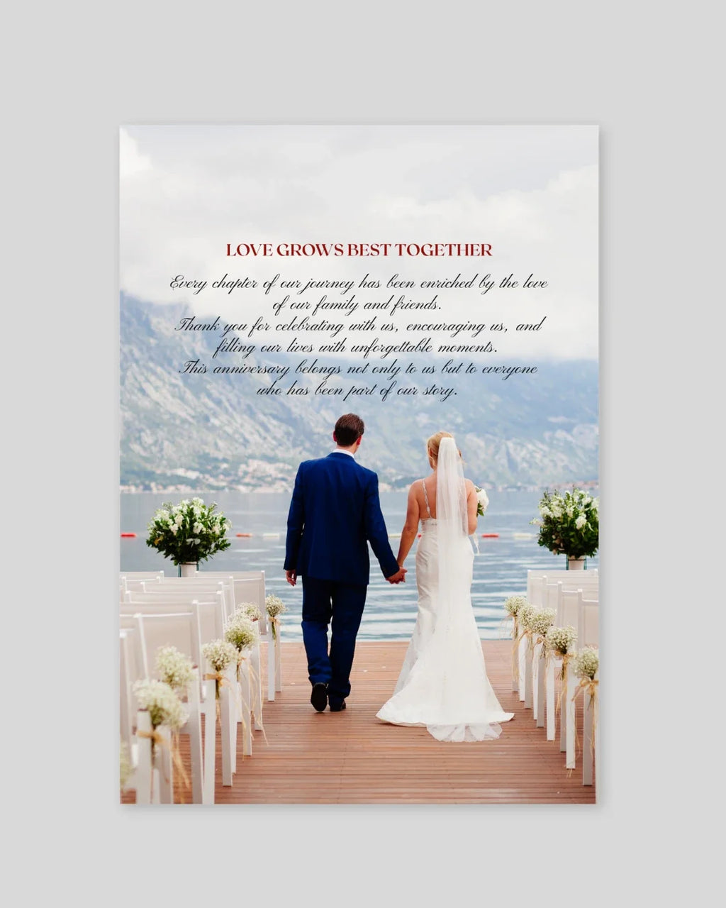 Anniversary Edition personalized photo magazine cover Pakistan – A4 12-page keepsake gift