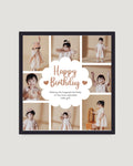 Baby Birthday Photo Collage Frame – Cute First Birthday Gift