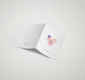 Pink heart Best Mom Ever printed Happy Mother's Day greeting card by The Love Language Pakistan