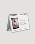 Custom Photo Calendar 2027 – Blush Pink Desk Gift