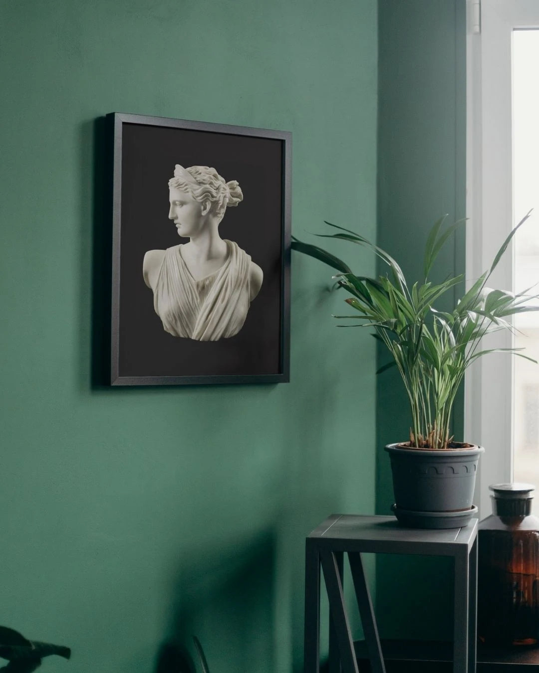 Classical Female Marble Bust Print – Digital Art Lahore