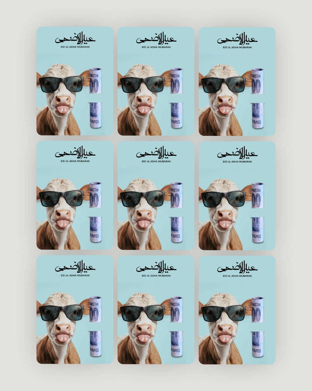 Cool Cow Eiddi Card