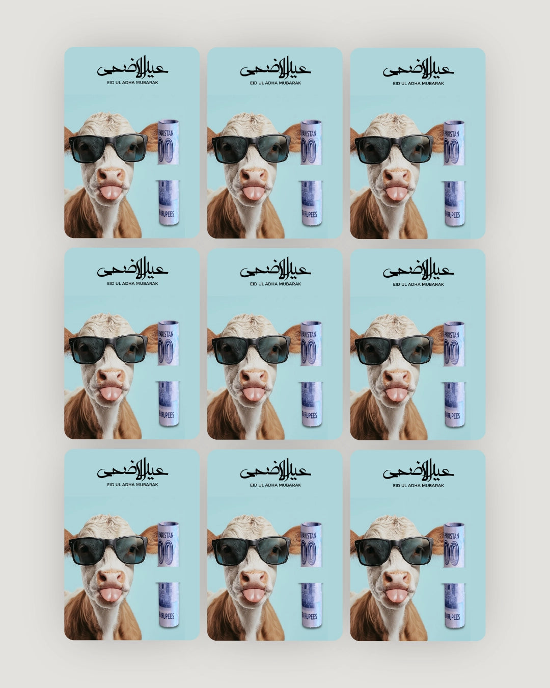 Cool Cow Eiddi Card
