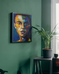 Colourful Cubist Portrait Print – Digital Art Lahore