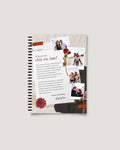 Romantic couple photo collage with handwritten love note — anniversary photo book, Pakistan