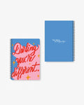darling you're different motivational A5 spiral notebook gift for her Pakistan – thelovelanguage.pk