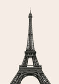 Eiffel Tower Poster – Minimal Travel Wall Art