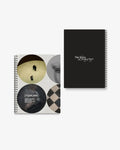 february editorial black minimalist spiral notebook diary Pakistan – thelovelanguage.pk