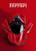 LaFerrari Top-View Poster – Gift for Car Lovers, Pakistan