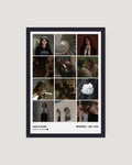 Friends Forever personalised 12-photo memory grid frame with names and year range best friend gift by The Love Language Pakistan