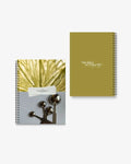 golden leaf reminder motivational aesthetic spiral notebook Pakistan – thelovelanguage.pk
