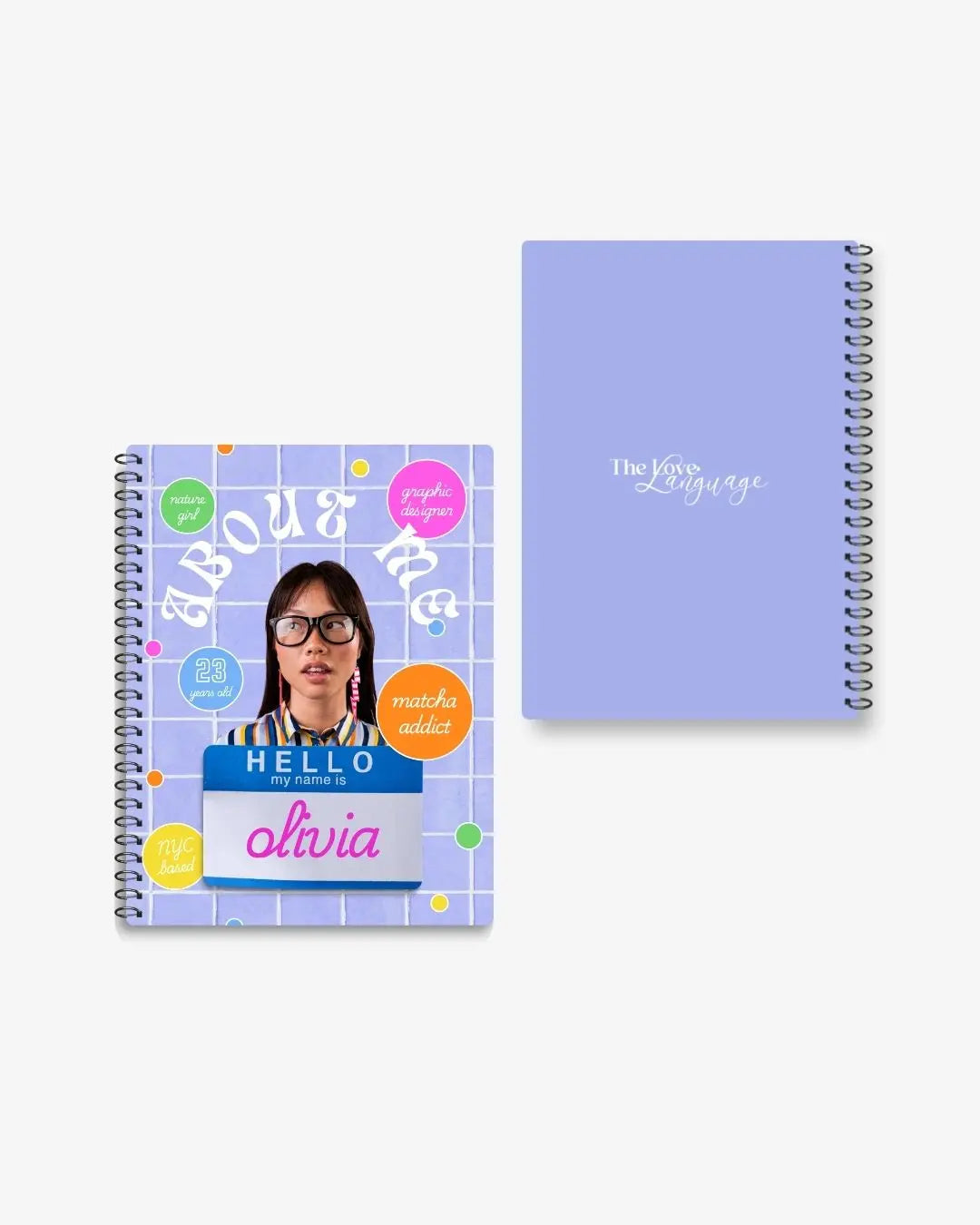 hello my name is colourful gen z aesthetic spiral notebook birthday gift Pakistan – thelovelanguage.pk