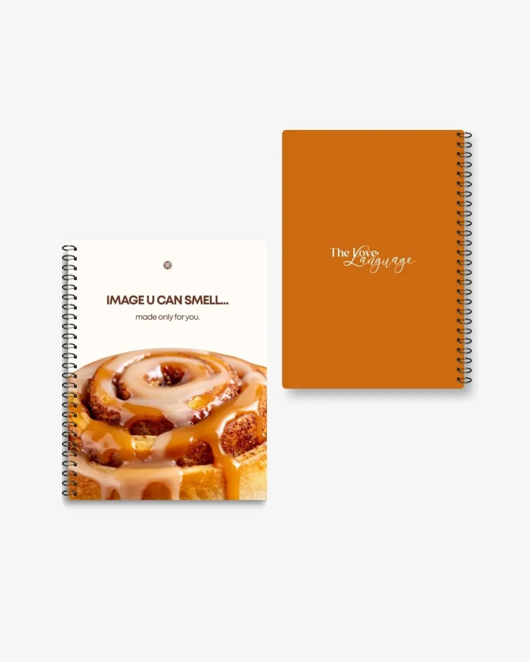 image you can smell cinnamon roll aesthetic spiral notebook foodie gift Pakistan – thelovelanguage.pk