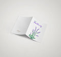 Minimal lavender sprig printed Happy Mother's Day greeting card by The Love Language Pakistan