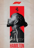 Lewis Hamilton F1 Poster – Racing Fan Room Decor