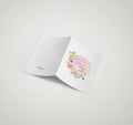 Floral wreath love quote printed Happy Mother's Day greeting card by The Love Language Pakistan