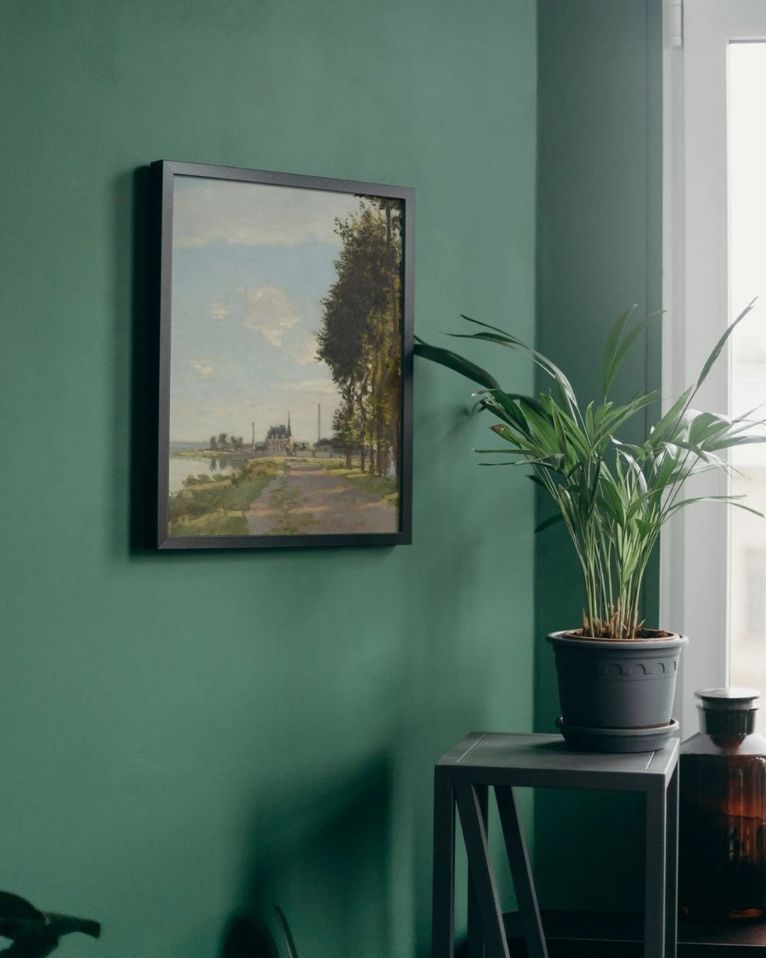 Classic River Trees Landscape Print – Digital Art Lahore
