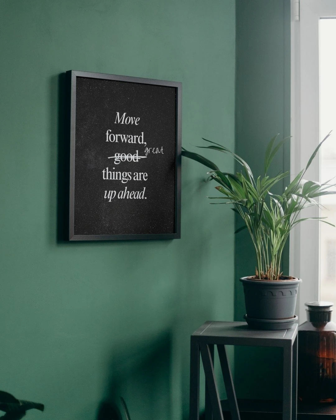 Move Forward Great Things Are Up Ahead Print – Digital Art Lahore