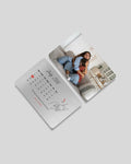 Mummy photo calendar wallet card with family photo — special date gift, Pakistan