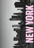 New York Skyline Poster – Aesthetic Room Decor