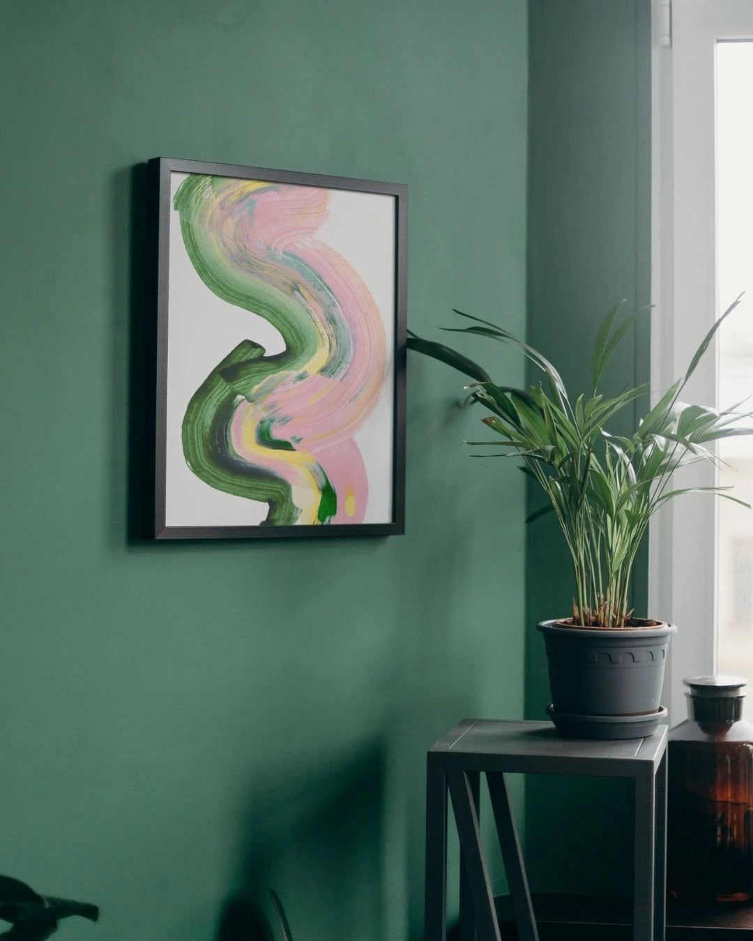 Pastel Brushstroke Wave Print – Digital Art Lahore