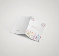 Pastel wildflower meadow printed Happy Mother's Day greeting card by The Love Language Pakistan