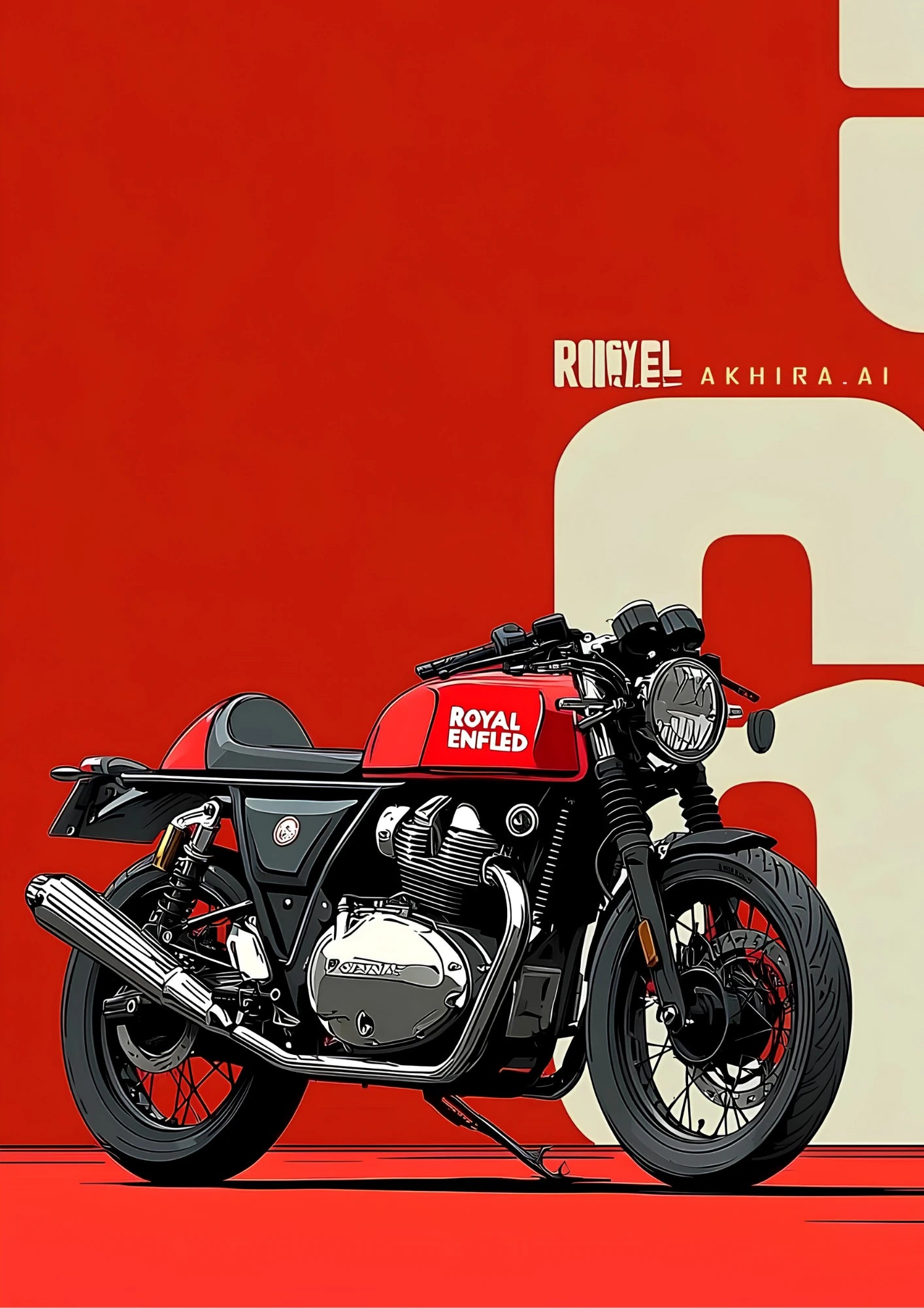 Royal Enfield Poster – Gift for Bike Lovers