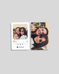 Custom Spotify code wallet card with couple photo — music gift, Pakistan
