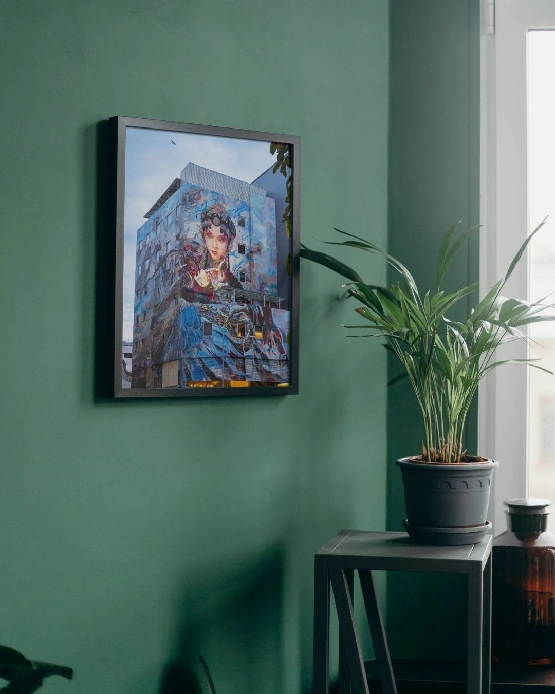 Street Art Mural Portrait Print – Digital Art Lahore