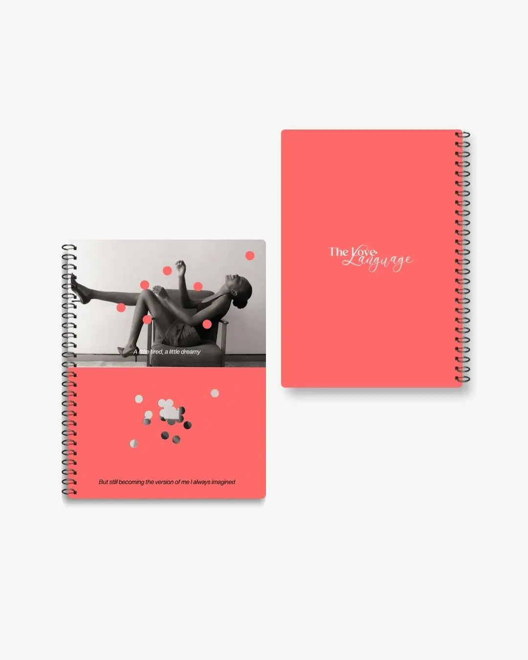 tired but dreamy aesthetic spiral notebook diary for her Pakistan – thelovelanguage.pk