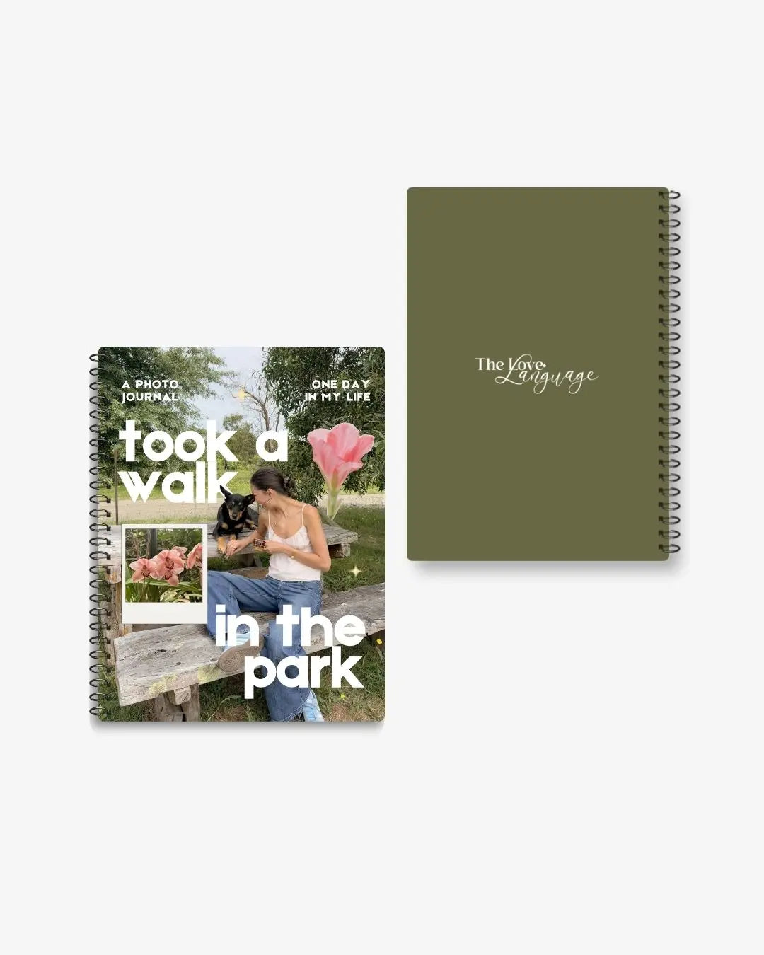 took a walk in the park photo journal spiral notebook Pakistan – thelovelanguage.pk