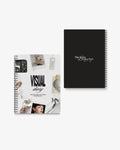 visual diary fashion moodboard aesthetic spiral notebook Pakistan – thelovelanguage.pk