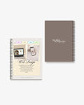 web design portfolio spiral notebook diary for digital creatives Pakistan – thelovelanguage.pk